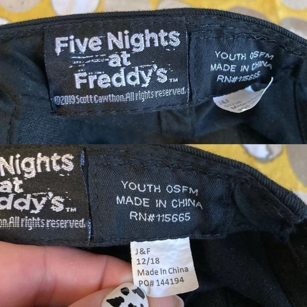 Freddy Fazbear’s Pizza 5  Nights at Freddy’s SnapBack hat